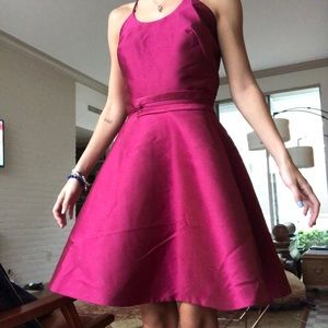 Magenta cocktail dress